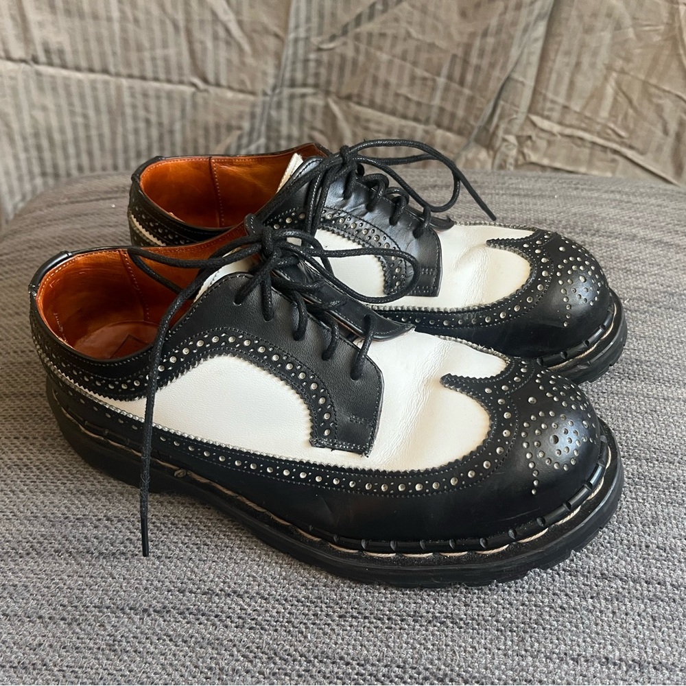 Authentic Dr. Martens Made in England Brogues Steel Toe